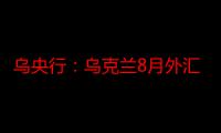 乌央行：乌克兰8月外汇储备增至423亿美元