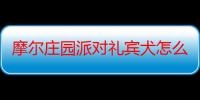 摩尔庄园派对礼宾犬怎么获得（摩尔庄园派对礼宾犬）