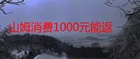 山姆消费1000元能返多少钱