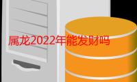 属龙2022年能发财吗