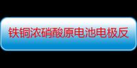 铁铜浓硝酸原电池电极反应式三个阶段（铁铜浓硝酸电极反应式）