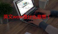 英文wow是什么意思（英文WOW是什么意思）