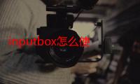 inputbox怎么使用（有什么方法）