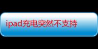 ipad充电突然不支持此配件怎么办（iPad充电显示“不支持此配件充电”该怎么办）