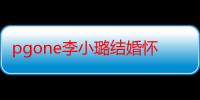 pgone李小璐结婚怀二胎是真的吗 李小璐pgone亲密视频曝光最新